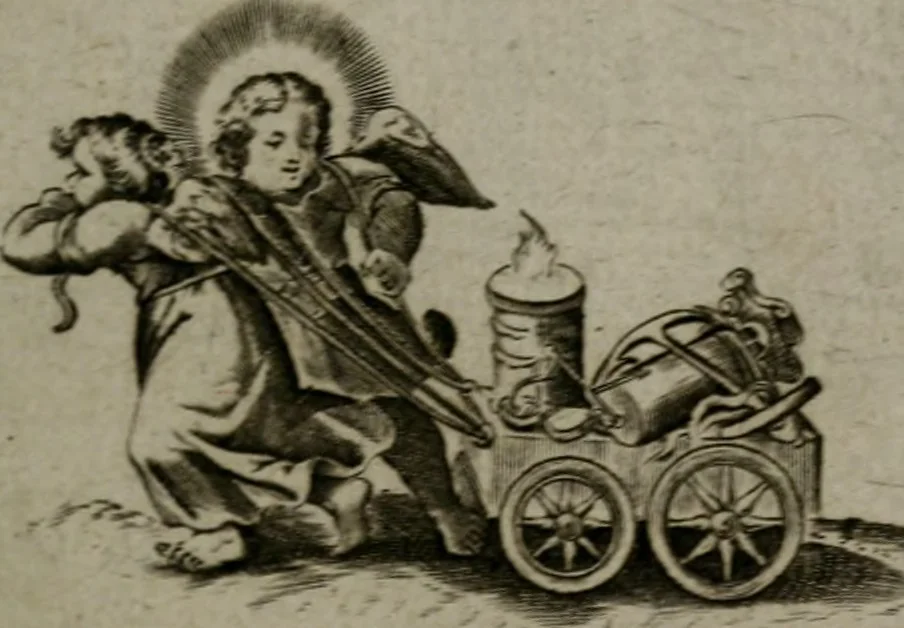 An illustration from Les emblemes d'amour diuin et humain ensemble : expliquez par des vers françois, 1640, leaf 106