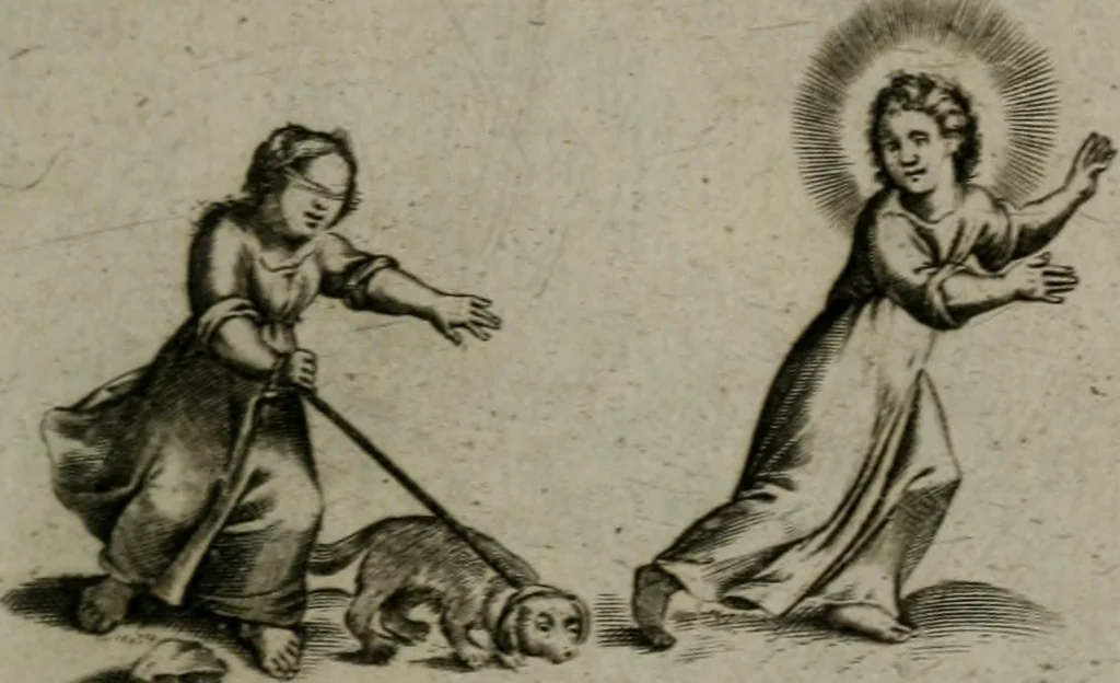 An illustration from Les emblemes d'amour diuin et humain ensemble : expliquez par des vers françois, 1640, leaf 114