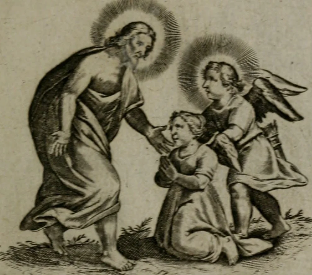 An illustration from Les emblemes d'amour diuin et humain ensemble : expliquez par des vers françois, 1640, leaf 12