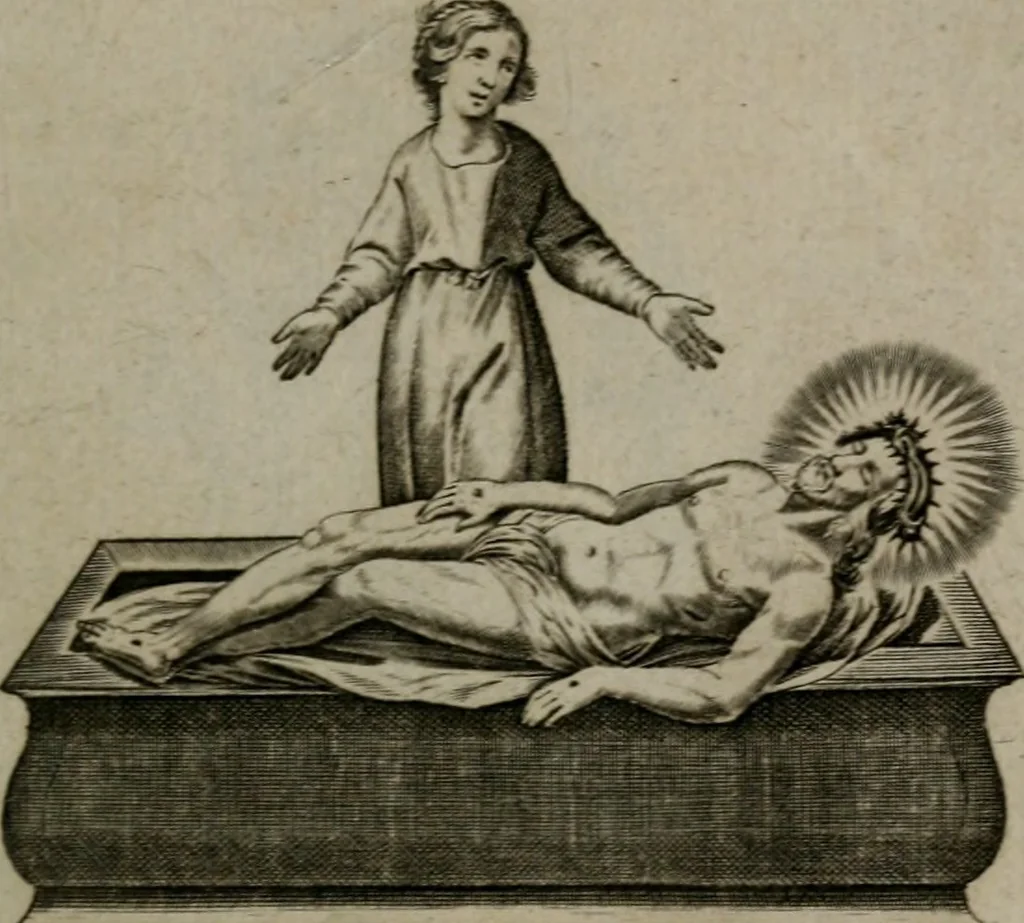 An illustration from Les emblemes d'amour diuin et humain ensemble : expliquez par des vers françois, 1640, leaf 120