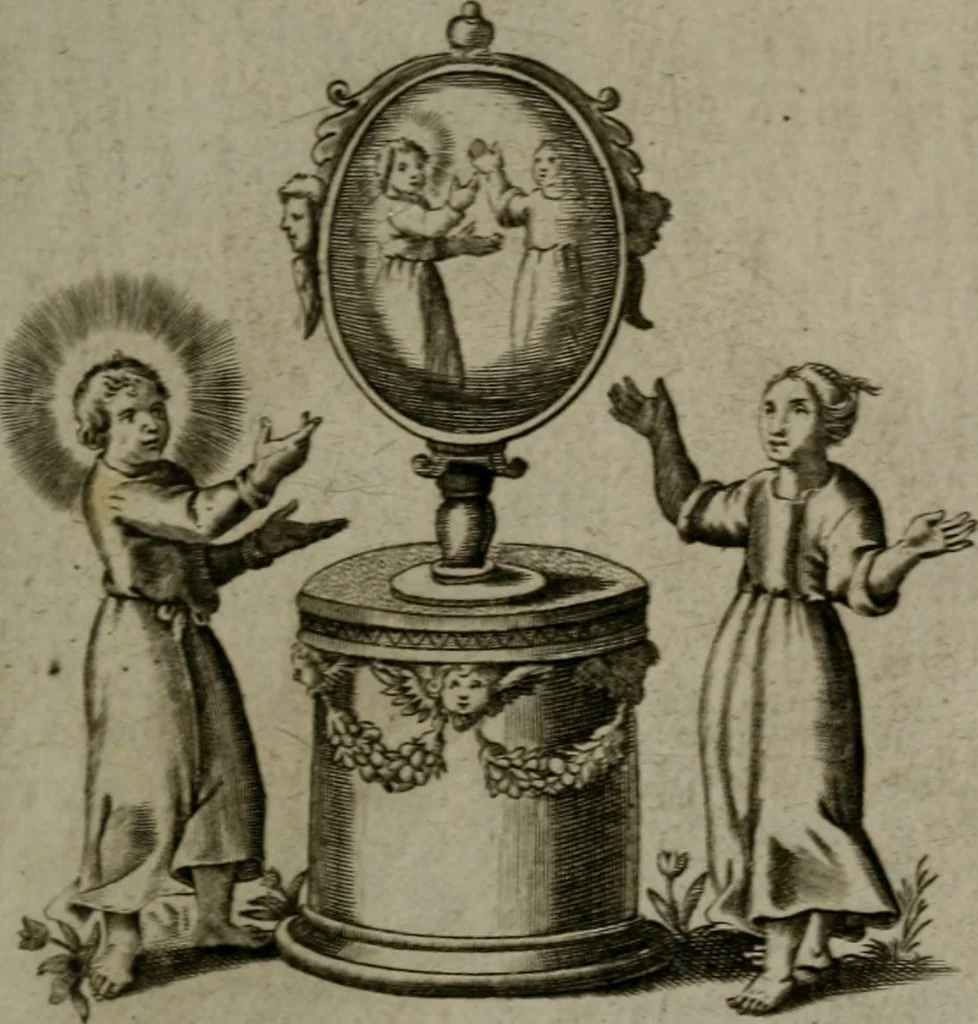 An illustration from Les emblemes d'amour diuin et humain ensemble : expliquez par des vers françois, 1640, leaf 132