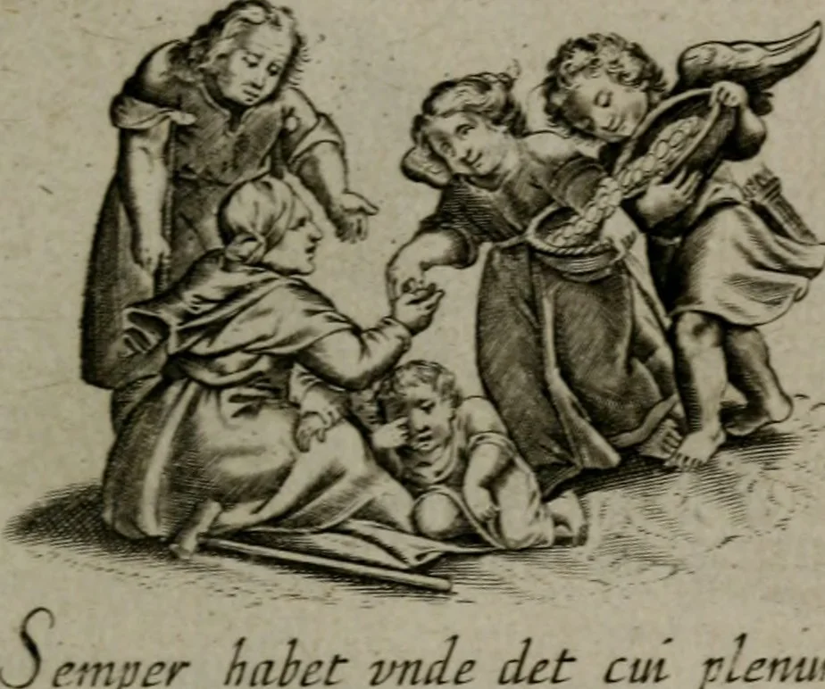 An illustration from Les emblemes d'amour diuin et humain ensemble : expliquez par des vers françois, 1640, leaf 140