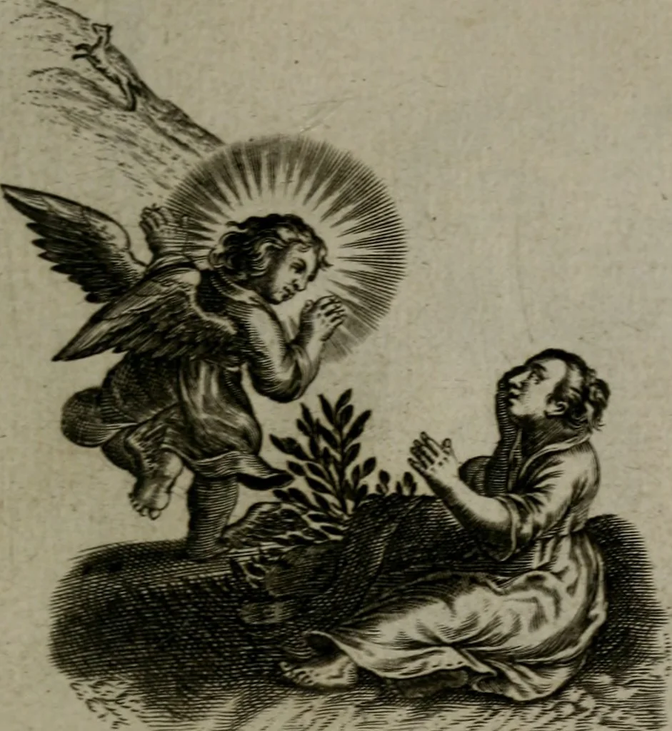 An illustration from Les emblemes d'amour diuin et humain ensemble : expliquez par des vers françois, 1640, leaf 154