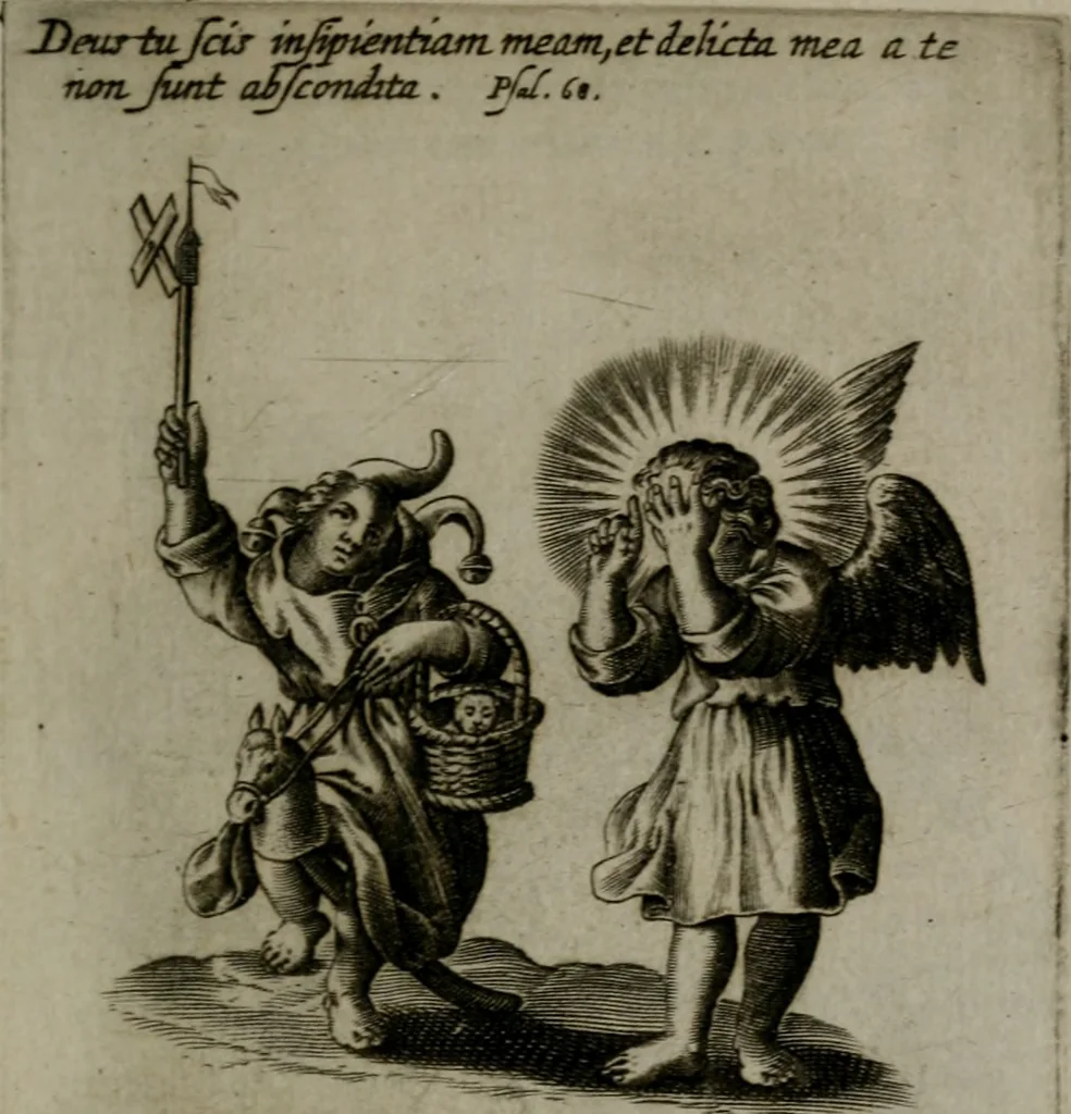 An illustration from Les emblemes d'amour diuin et humain ensemble : expliquez par des vers françois, 1640, leaf 156
