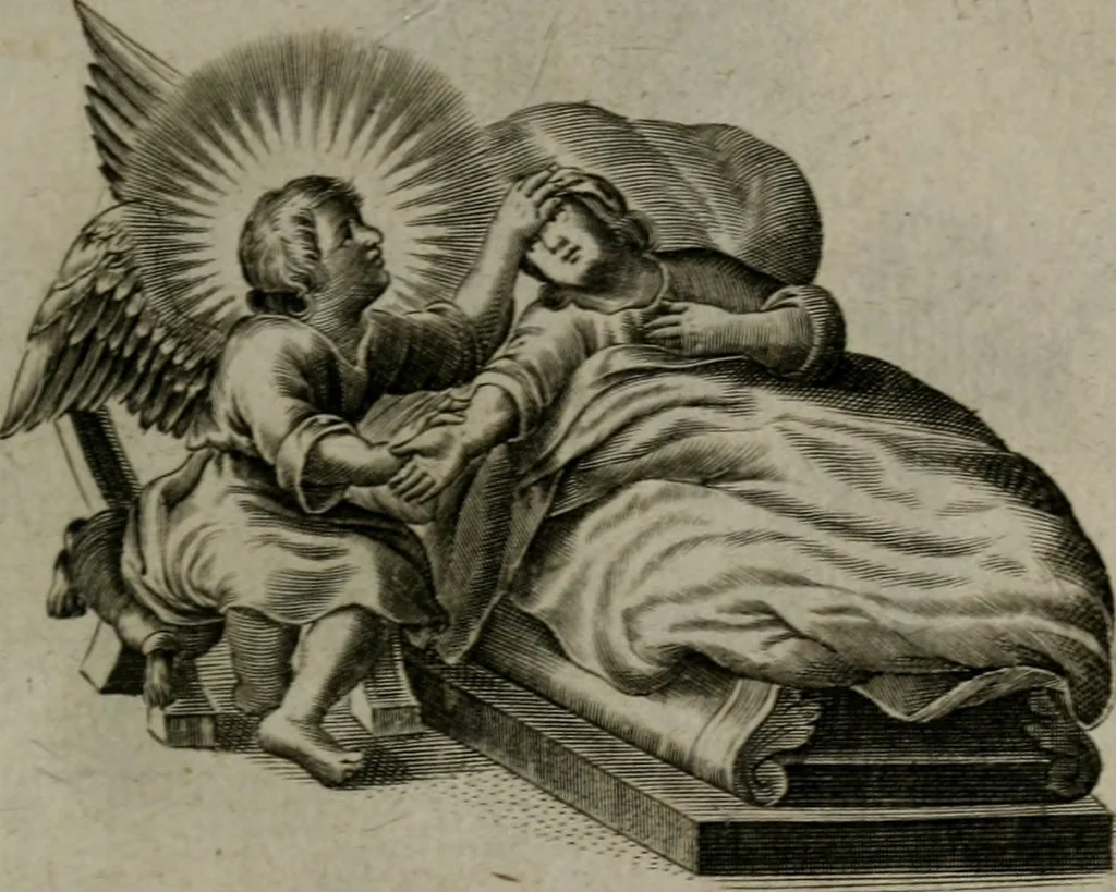 An illustration from Les emblemes d'amour diuin et humain ensemble : expliquez par des vers françois, 1640, leaf 158