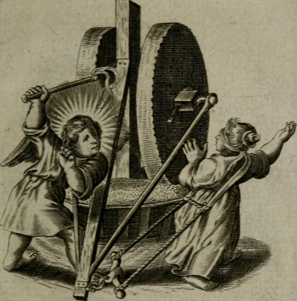 An illustration from Les emblemes d'amour diuin et humain ensemble : expliquez par des vers françois, 1640, leaf 160