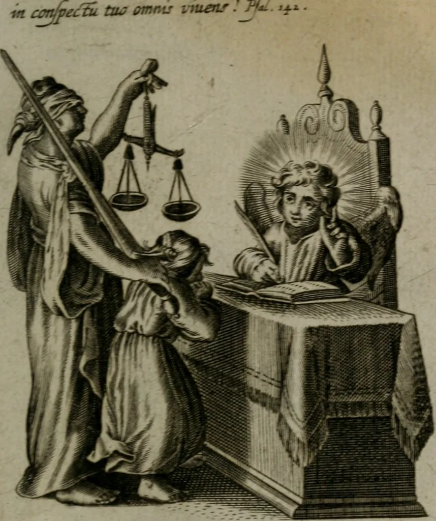 An illustration from Les emblemes d'amour diuin et humain ensemble : expliquez par des vers françois, 1640, leaf 172