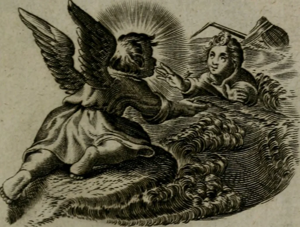 An illustration from Les emblemes d'amour diuin et humain ensemble : expliquez par des vers françois, 1640, leaf 174