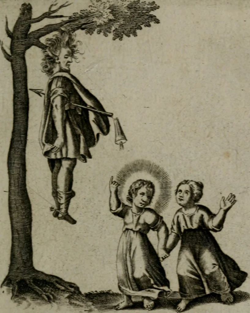 An illustration from Les emblemes d'amour diuin et humain ensemble : expliquez par des vers françois, 1640, leaf 22