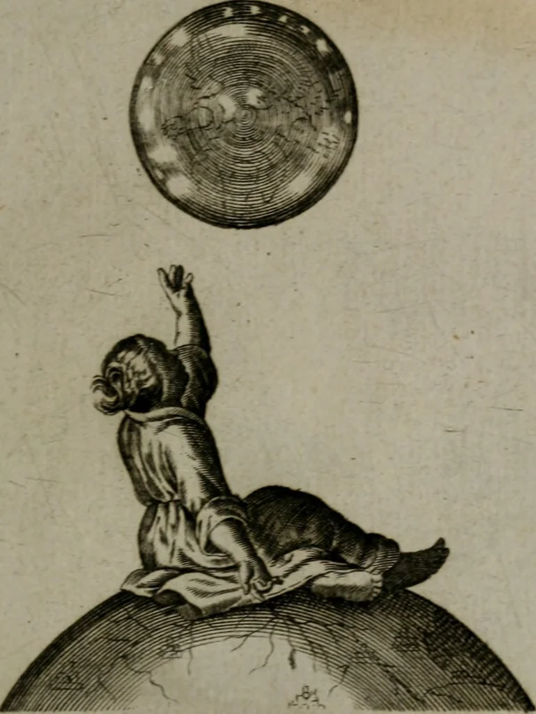 An illustration from Les emblemes d'amour diuin et humain ensemble : expliquez par des vers françois, 1640, leaf 224