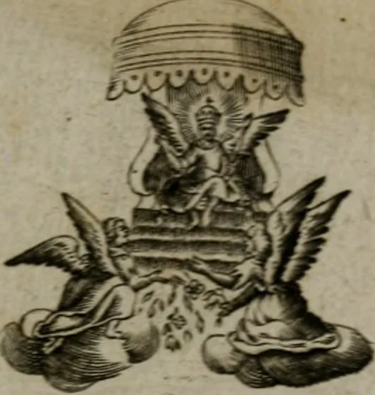 An illustration from Les emblemes d'amour diuin et humain ensemble : expliquez par des vers françois, 1640, leaf 240