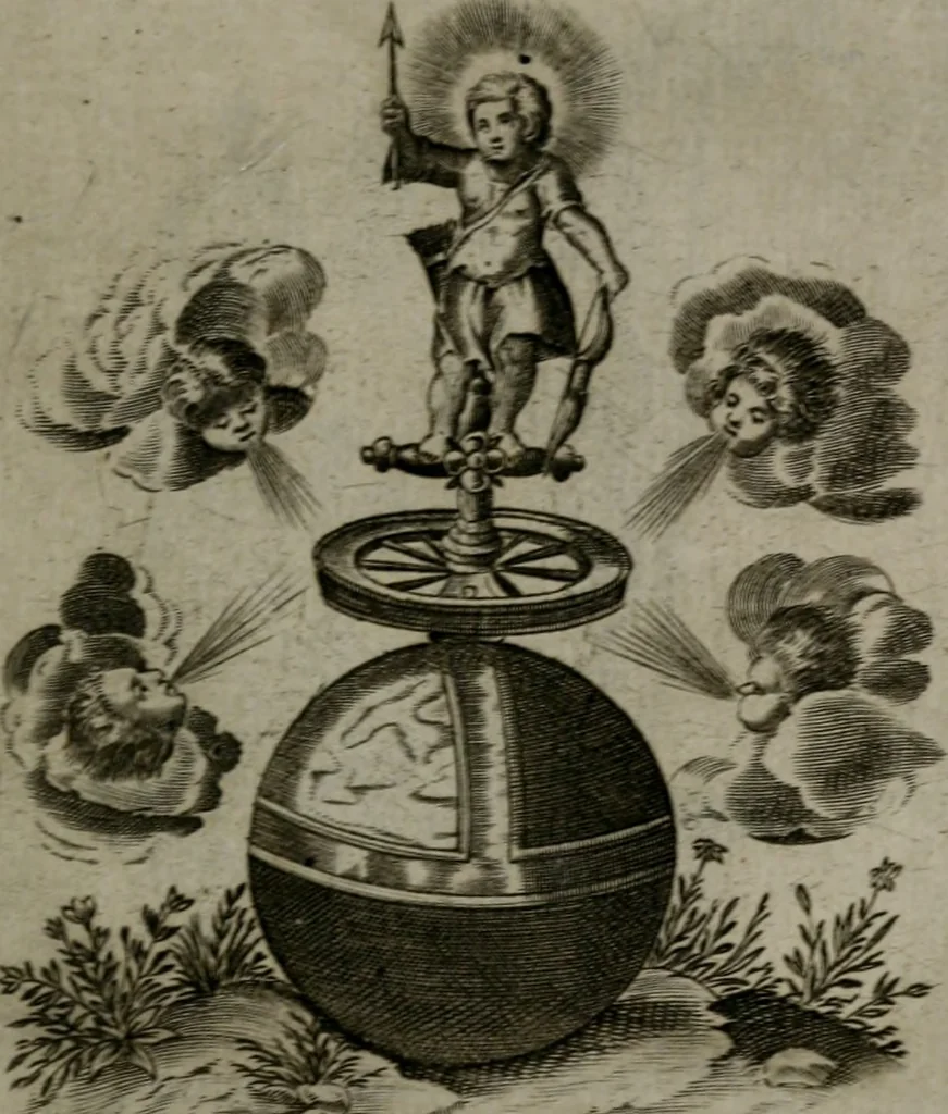 An illustration from Les emblemes d'amour diuin et humain ensemble : expliquez par des vers françois, 1640, leaf 30