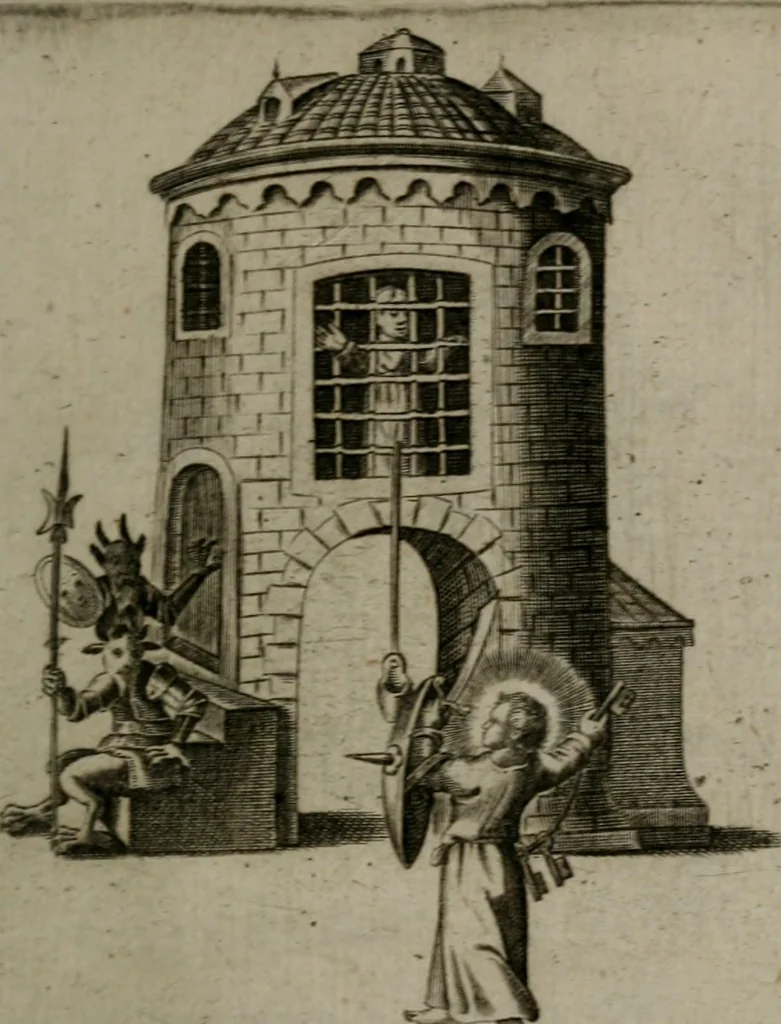 An illustration from Les emblemes d'amour diuin et humain ensemble : expliquez par des vers françois, 1640, leaf 44
