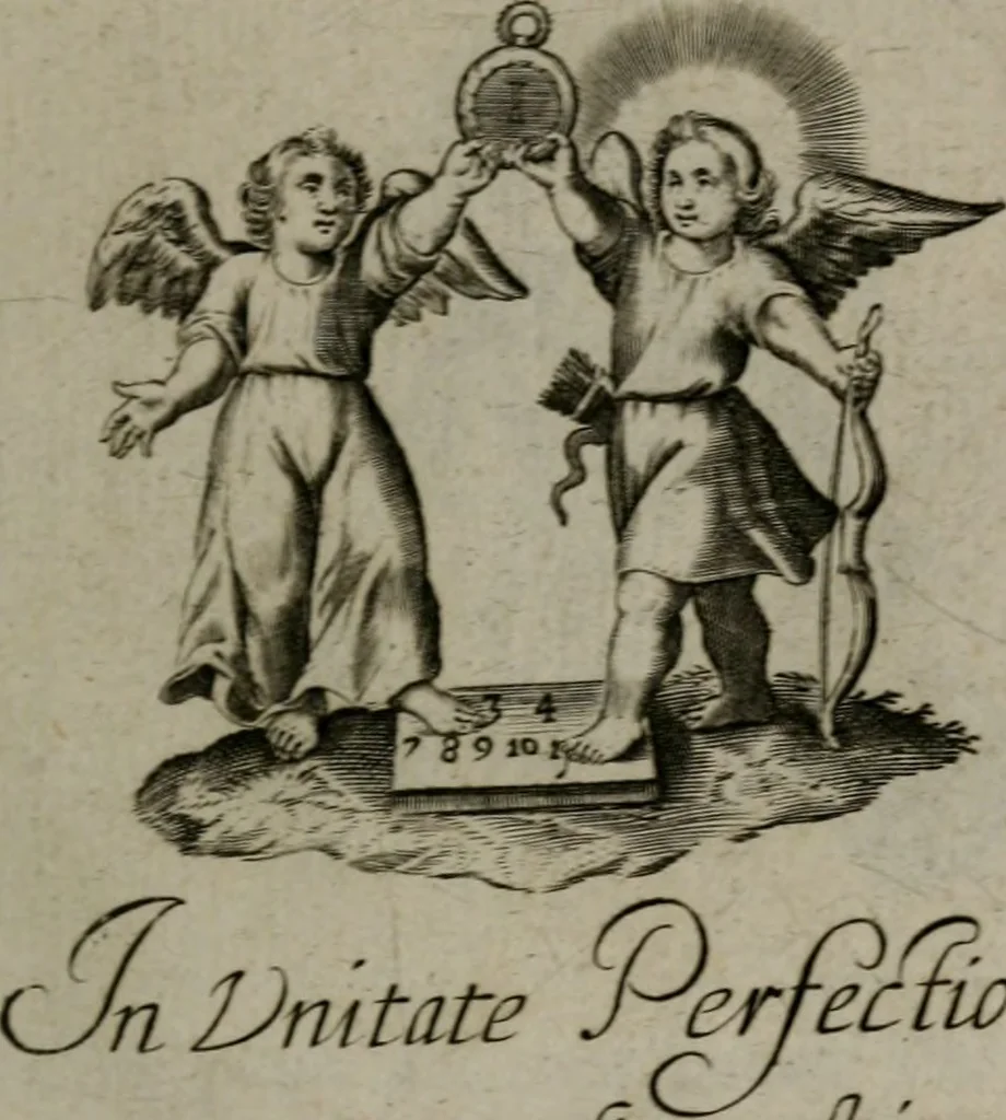 An illustration from Les emblemes d'amour diuin et humain ensemble : expliquez par des vers françois, 1640, leaf 46