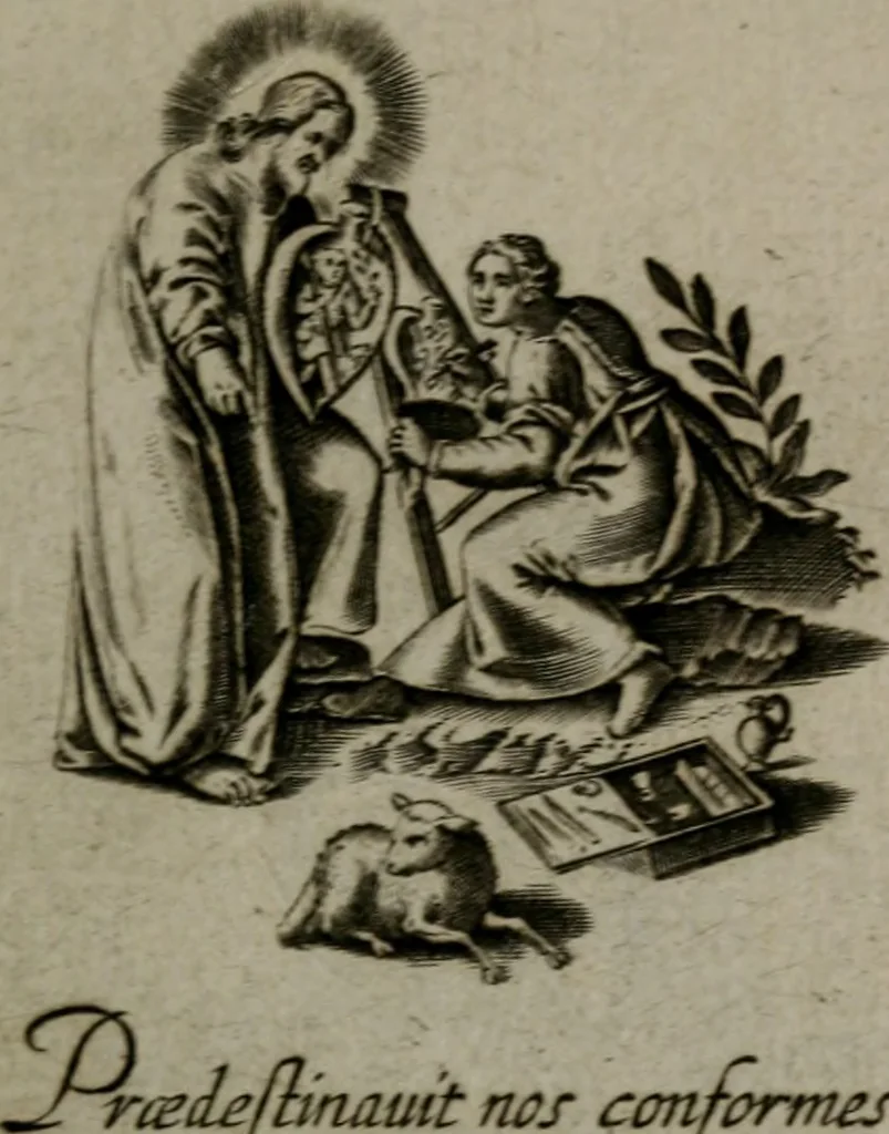 An illustration from Les emblemes d'amour diuin et humain ensemble : expliquez par des vers françois, 1640, leaf 78