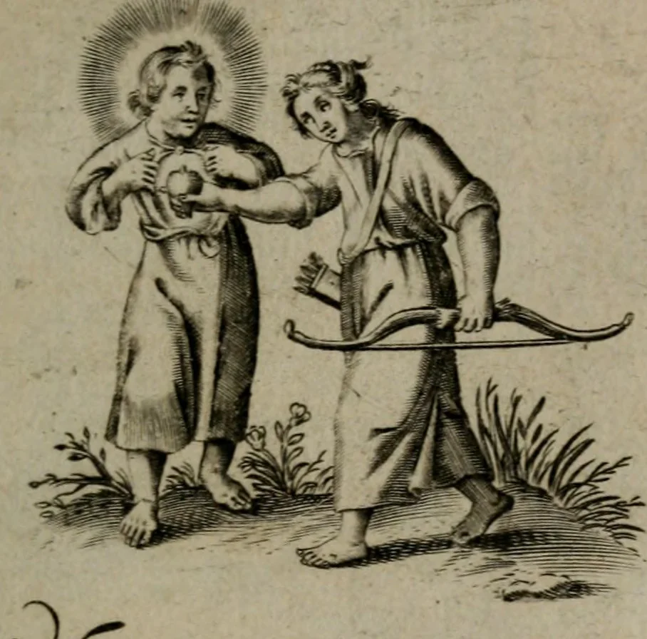 An illustration from Les emblemes d'amour diuin et humain ensemble : expliquez par des vers françois, 1640, leaf 86