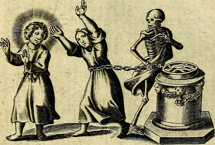 An illustration from Les emblemes d'amour divin et humain ensemble : expliquez par des vers françois, 1640, leaf 110