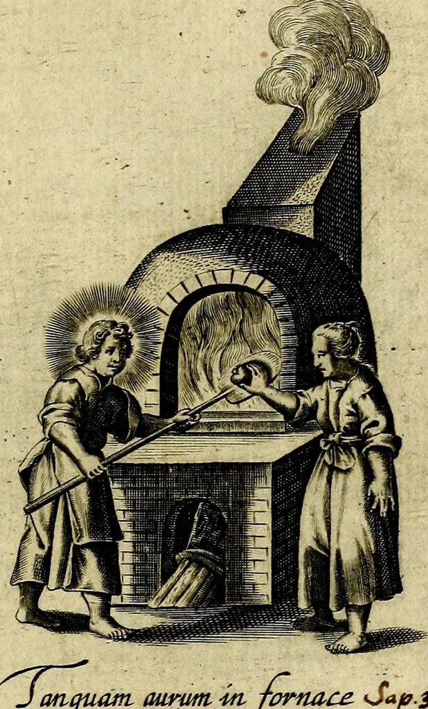 An illustration from Les emblemes d'amour divin et humain ensemble : expliquez par des vers françois, 1640, leaf 114