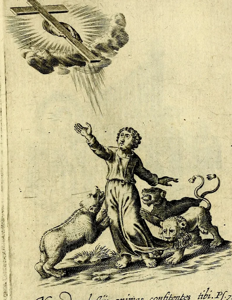 An illustration from Les emblemes d'amour divin et humain ensemble : expliquez par des vers françois, 1640, leaf 132