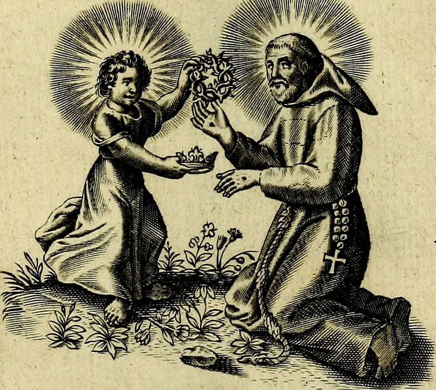 An illustration from Les emblemes d'amour divin et humain ensemble : expliquez par des vers françois, 1640, leaf 142