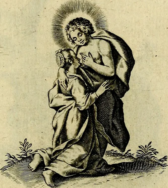 An illustration from Les emblemes d'amour divin et humain ensemble : expliquez par des vers françois, 1640, leaf 144