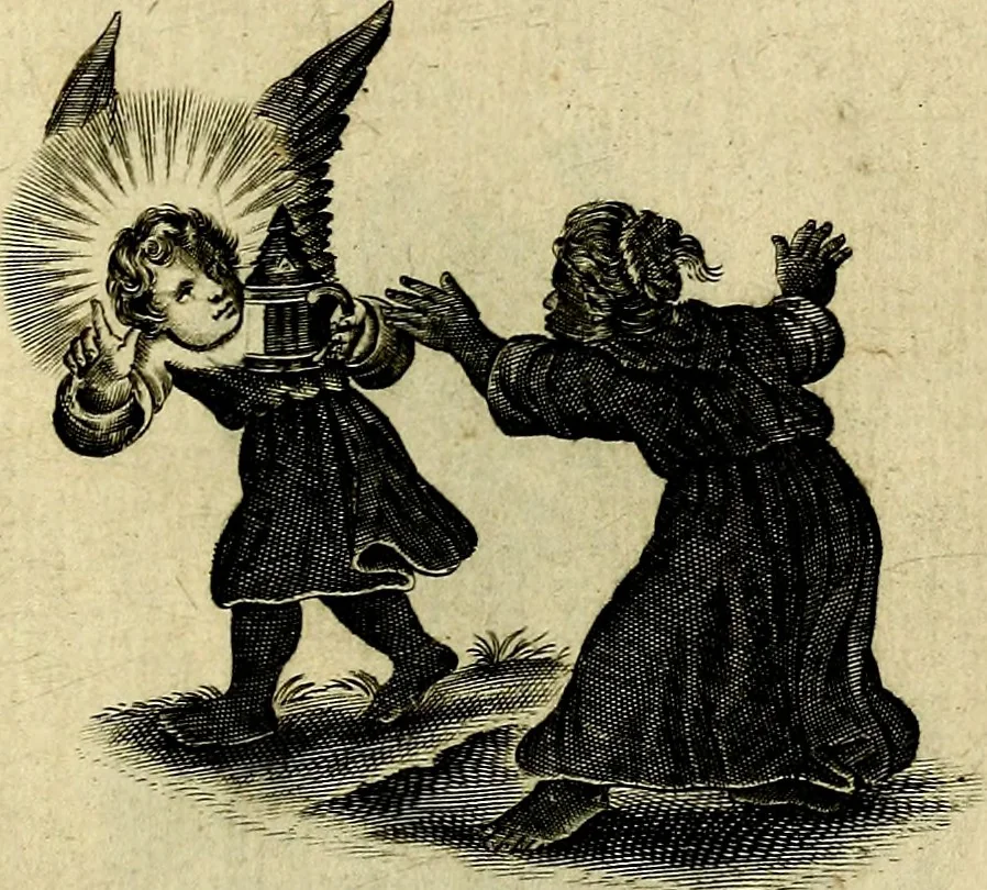 An illustration from Les emblemes d'amour divin et humain ensemble : expliquez par des vers françois, 1640, leaf 146