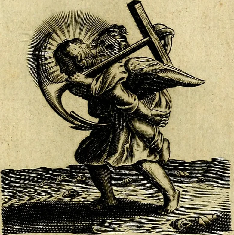 An illustration from Les emblemes d'amour divin et humain ensemble : expliquez par des vers françois, 1640, leaf 148