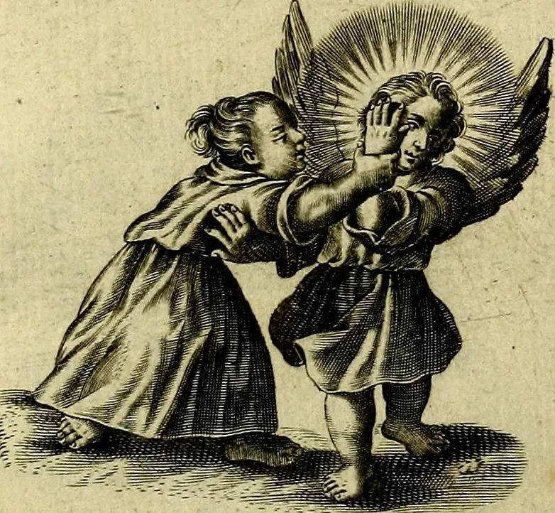 An illustration from Les emblemes d'amour divin et humain ensemble : expliquez par des vers françois, 1640, leaf 160