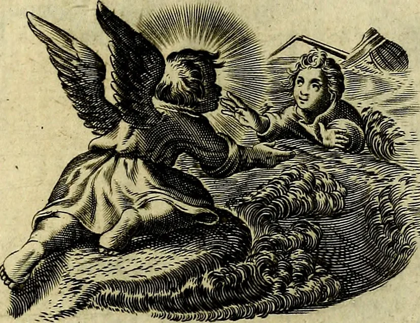 An illustration from Les emblemes d'amour divin et humain ensemble : expliquez par des vers françois, 1640, leaf 170