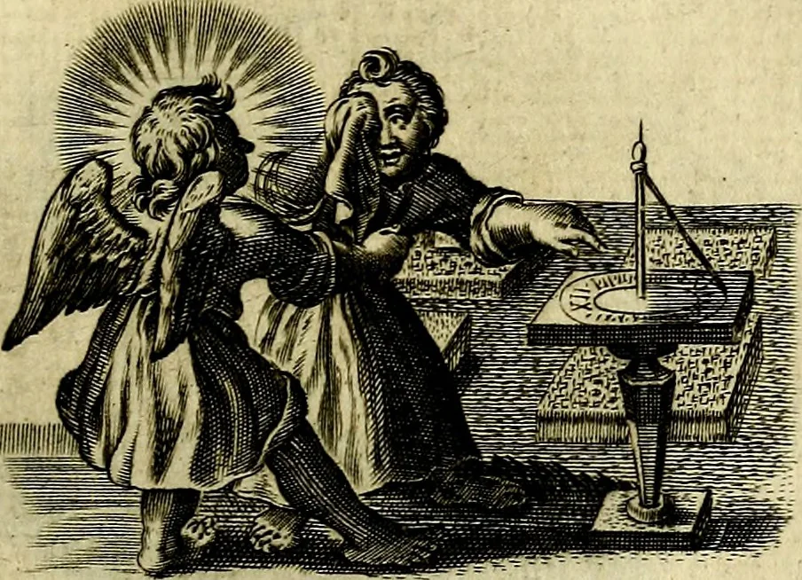 An illustration from Les emblemes d'amour divin et humain ensemble : expliquez par des vers françois, 1640, leaf 174