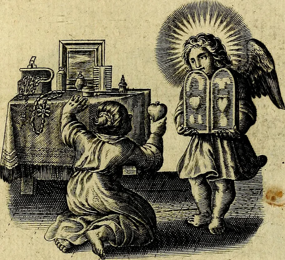 An illustration from Les emblemes d'amour divin et humain ensemble : expliquez par des vers françois, 1640, leaf 190