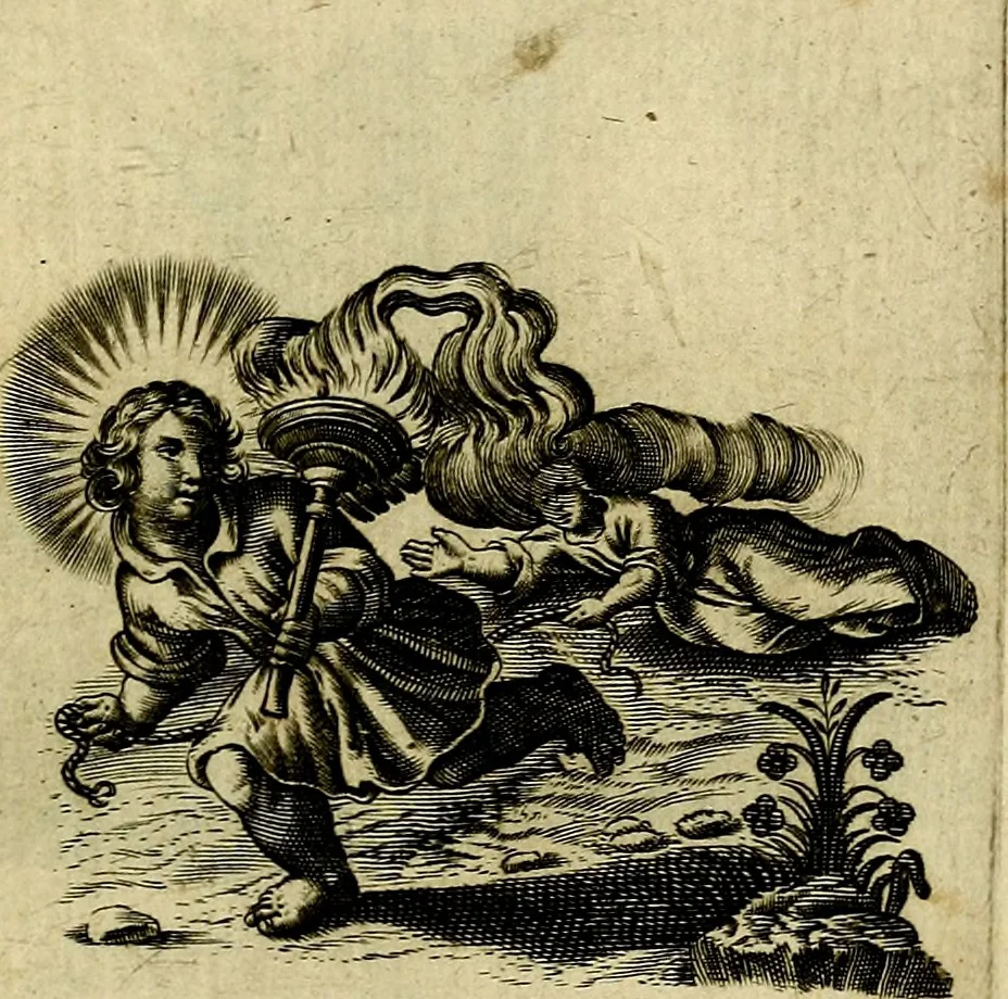 An illustration from Les emblemes d'amour divin et humain ensemble : expliquez par des vers françois, 1640, leaf 192