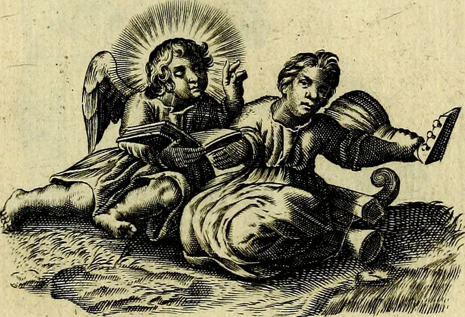 An illustration from Les emblemes d'amour divin et humain ensemble : expliquez par des vers françois, 1640, leaf 202