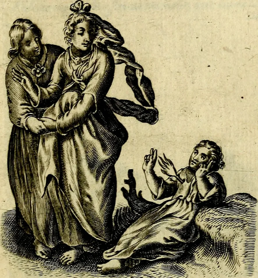 An illustration from Les emblemes d'amour divin et humain ensemble : expliquez par des vers françois, 1640, leaf 204