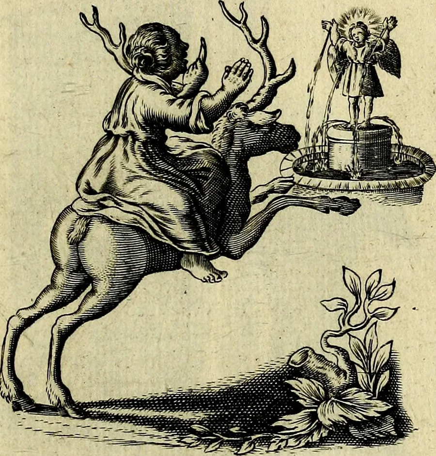 An illustration from Les emblemes d'amour divin et humain ensemble : expliquez par des vers françois, 1640, leaf 224
