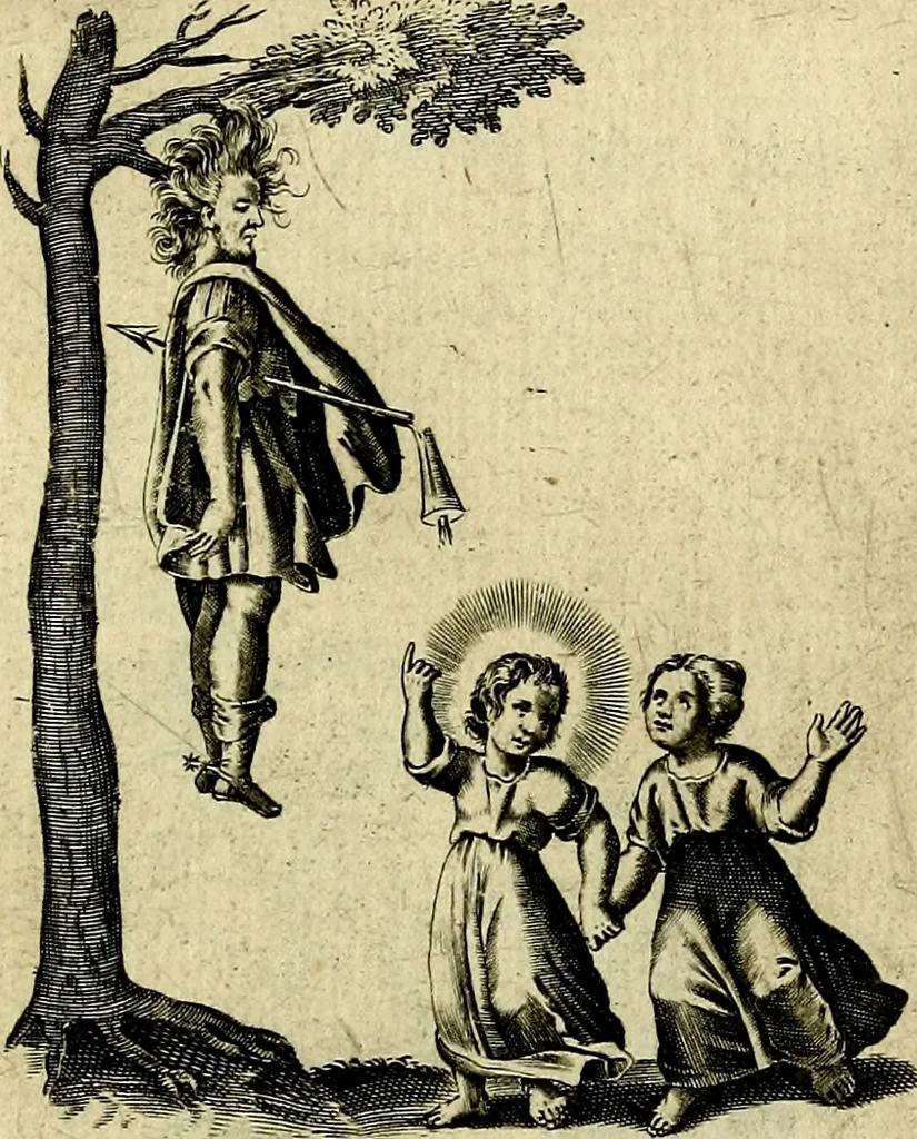 An illustration from Les emblemes d'amour divin et humain ensemble : expliquez par des vers françois, 1640, leaf 26