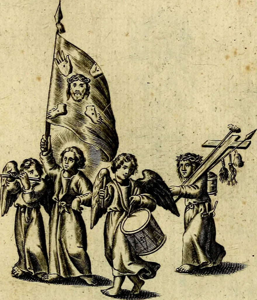 An illustration from Les emblemes d'amour divin et humain ensemble : expliquez par des vers françois, 1640, leaf 32