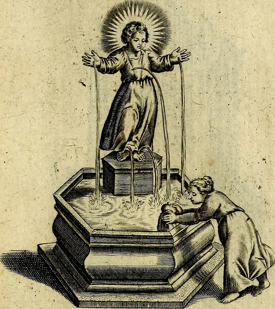 An illustration from Les emblemes d'amour divin et humain ensemble : expliquez par des vers françois, 1640, leaf 40
