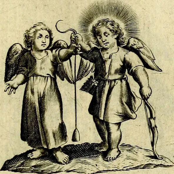 An illustration from Les emblemes d'amour divin et humain ensemble : expliquez par des vers françois, 1640, leaf 44