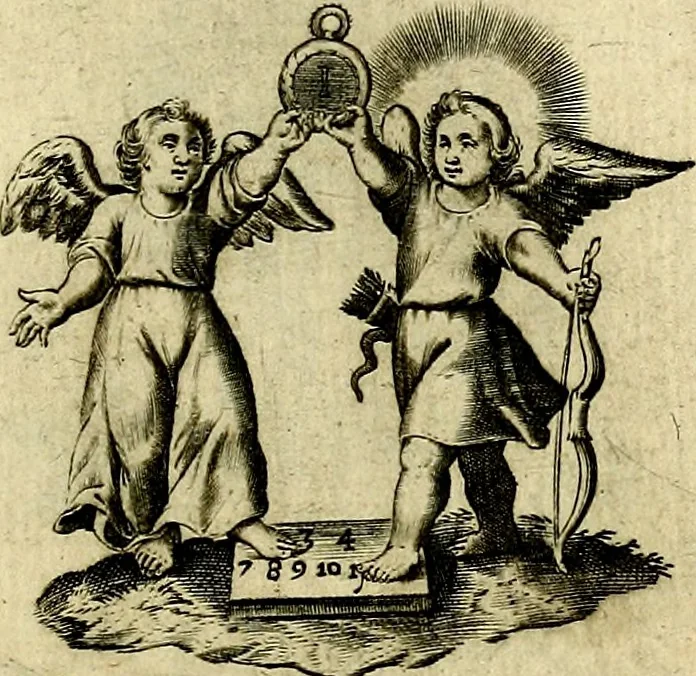 An illustration from Les emblemes d'amour divin et humain ensemble : expliquez par des vers françois, 1640, leaf 50