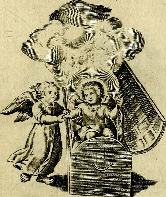 An illustration from Les emblemes d'amour divin et humain ensemble : expliquez par des vers françois, 1640, leaf 54
