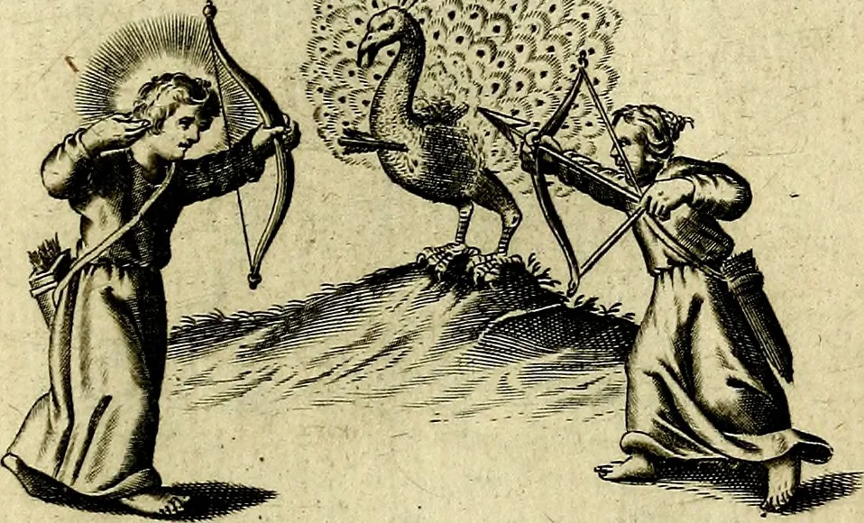 An illustration from Les emblemes d'amour divin et humain ensemble : expliquez par des vers françois, 1640, leaf 70
