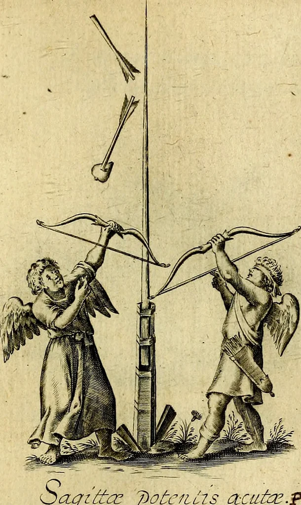 An illustration from Les emblemes d'amour divin et humain ensemble : expliquez par des vers françois, 1640, leaf 86