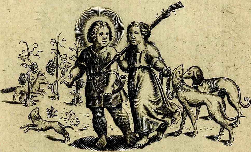 An illustration from Les emblemes d'amour divin et humain ensemble : expliquez par des vers françois, 1640, leaf 88