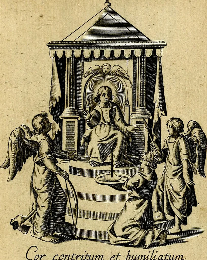 An illustration from Les emblemes d'amour divin et humain ensemble : expliquez par des vers françois, 1640, leaf 92