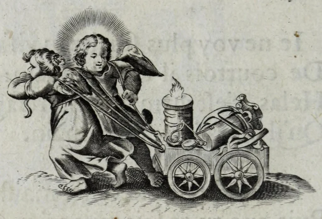 An illustration from Les emblemes d'amour diuin et humain ensemble, 1631, leaf 104