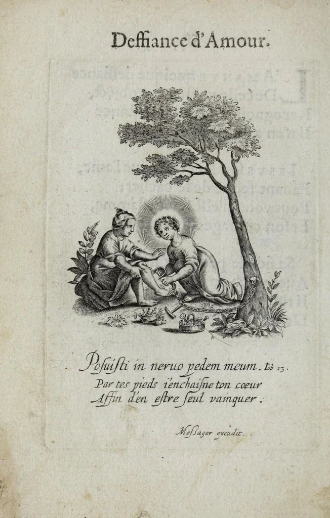 An illustration from Les emblemes d'amour diuin et humain ensemble, 1631, leaf 112