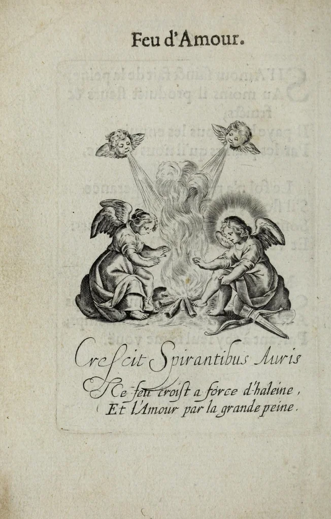 An illustration from Les emblemes d'amour diuin et humain ensemble, 1631, leaf 118