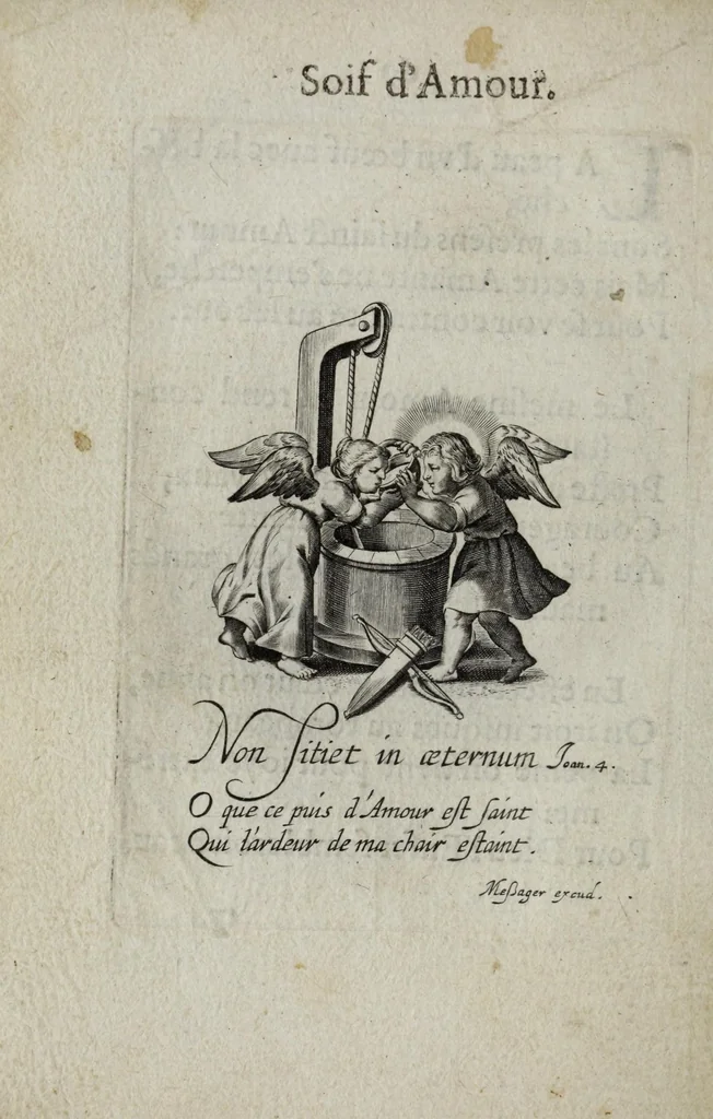 An illustration from Les emblemes d'amour diuin et humain ensemble, 1631, leaf 134