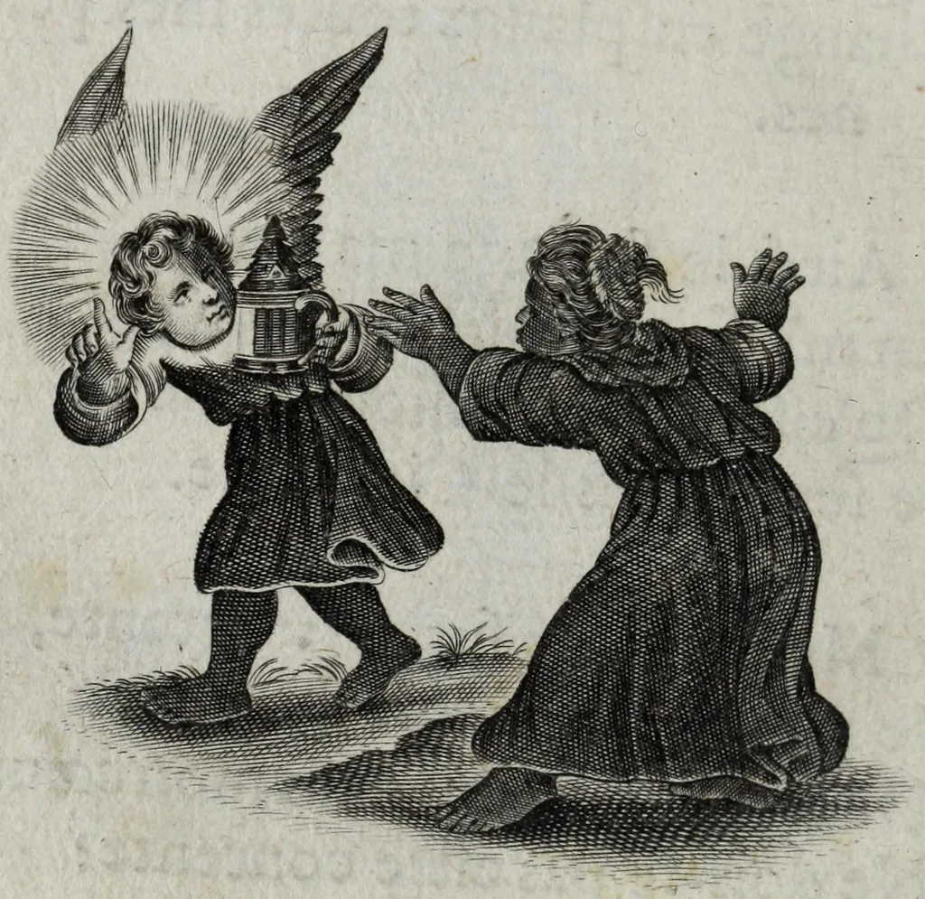An illustration from Les emblemes d'amour diuin et humain ensemble, 1631, leaf 140